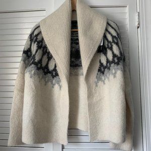 Banana Republic Factory Fair Isle Cardigan Sweater